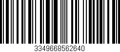 Código de barras (EAN, GTIN, SKU, ISBN): '3349668562640'