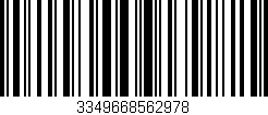 Código de barras (EAN, GTIN, SKU, ISBN): '3349668562978'