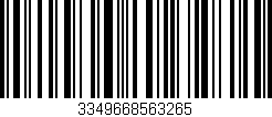 Código de barras (EAN, GTIN, SKU, ISBN): '3349668563265'