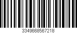 Código de barras (EAN, GTIN, SKU, ISBN): '3349668567218'