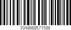 Código de barras (EAN, GTIN, SKU, ISBN): '3349668571598'