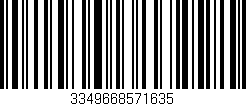 Código de barras (EAN, GTIN, SKU, ISBN): '3349668571635'