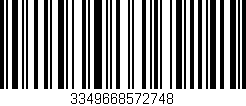 Código de barras (EAN, GTIN, SKU, ISBN): '3349668572748'