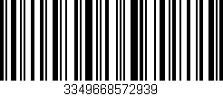 Código de barras (EAN, GTIN, SKU, ISBN): '3349668572939'