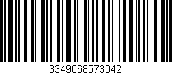 Código de barras (EAN, GTIN, SKU, ISBN): '3349668573042'