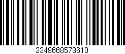 Código de barras (EAN, GTIN, SKU, ISBN): '3349668578610'