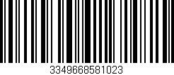 Código de barras (EAN, GTIN, SKU, ISBN): '3349668581023'