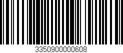 Código de barras (EAN, GTIN, SKU, ISBN): '3350900000608'