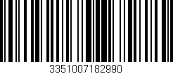 Código de barras (EAN, GTIN, SKU, ISBN): '3351007182990'