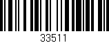 Código de barras (EAN, GTIN, SKU, ISBN): '33511'