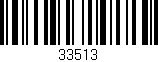 Código de barras (EAN, GTIN, SKU, ISBN): '33513'