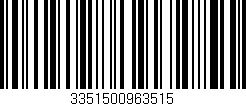 Código de barras (EAN, GTIN, SKU, ISBN): '3351500963515'