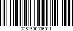 Código de barras (EAN, GTIN, SKU, ISBN): '3351500966011'