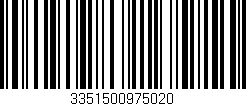 Código de barras (EAN, GTIN, SKU, ISBN): '3351500975020'