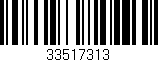 Código de barras (EAN, GTIN, SKU, ISBN): '33517313'