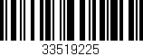 Código de barras (EAN, GTIN, SKU, ISBN): '33519225'