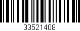 Código de barras (EAN, GTIN, SKU, ISBN): '33521408'