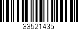 Código de barras (EAN, GTIN, SKU, ISBN): '33521435'