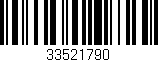 Código de barras (EAN, GTIN, SKU, ISBN): '33521790'
