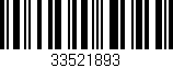 Código de barras (EAN, GTIN, SKU, ISBN): '33521893'