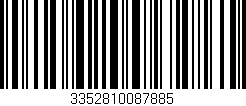 Código de barras (EAN, GTIN, SKU, ISBN): '3352810087885'