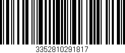Código de barras (EAN, GTIN, SKU, ISBN): '3352810291817'
