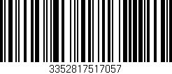 Código de barras (EAN, GTIN, SKU, ISBN): '3352817517057'