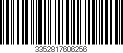 Código de barras (EAN, GTIN, SKU, ISBN): '3352817606256'