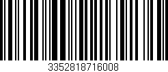 Código de barras (EAN, GTIN, SKU, ISBN): '3352818716008'