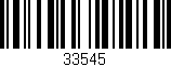 Código de barras (EAN, GTIN, SKU, ISBN): '33545'
