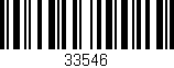 Código de barras (EAN, GTIN, SKU, ISBN): '33546'