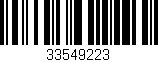 Código de barras (EAN, GTIN, SKU, ISBN): '33549223'