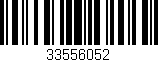 Código de barras (EAN, GTIN, SKU, ISBN): '33556052'