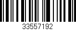 Código de barras (EAN, GTIN, SKU, ISBN): '33557192'