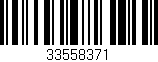 Código de barras (EAN, GTIN, SKU, ISBN): '33558371'