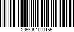 Código de barras (EAN, GTIN, SKU, ISBN): '3355991000155'