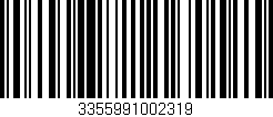 Código de barras (EAN, GTIN, SKU, ISBN): '3355991002319'