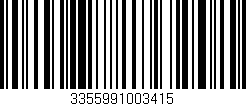 Código de barras (EAN, GTIN, SKU, ISBN): '3355991003415'