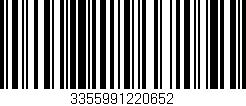 Código de barras (EAN, GTIN, SKU, ISBN): '3355991220652'
