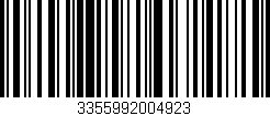 Código de barras (EAN, GTIN, SKU, ISBN): '3355992004923'