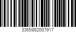 Código de barras (EAN, GTIN, SKU, ISBN): '3355992007917'