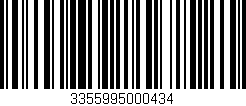 Código de barras (EAN, GTIN, SKU, ISBN): '3355995000434'