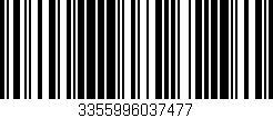 Código de barras (EAN, GTIN, SKU, ISBN): '3355996037477'