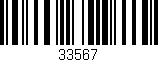 Código de barras (EAN, GTIN, SKU, ISBN): '33567'