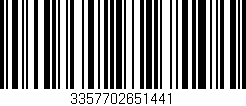 Código de barras (EAN, GTIN, SKU, ISBN): '3357702651441'