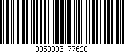 Código de barras (EAN, GTIN, SKU, ISBN): '3358006177620'