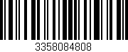 Código de barras (EAN, GTIN, SKU, ISBN): '3358084808'