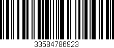 Código de barras (EAN, GTIN, SKU, ISBN): '33584786923'