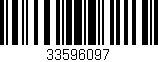 Código de barras (EAN, GTIN, SKU, ISBN): '33596097'