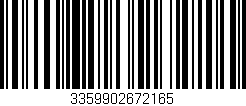 Código de barras (EAN, GTIN, SKU, ISBN): '3359902672165'